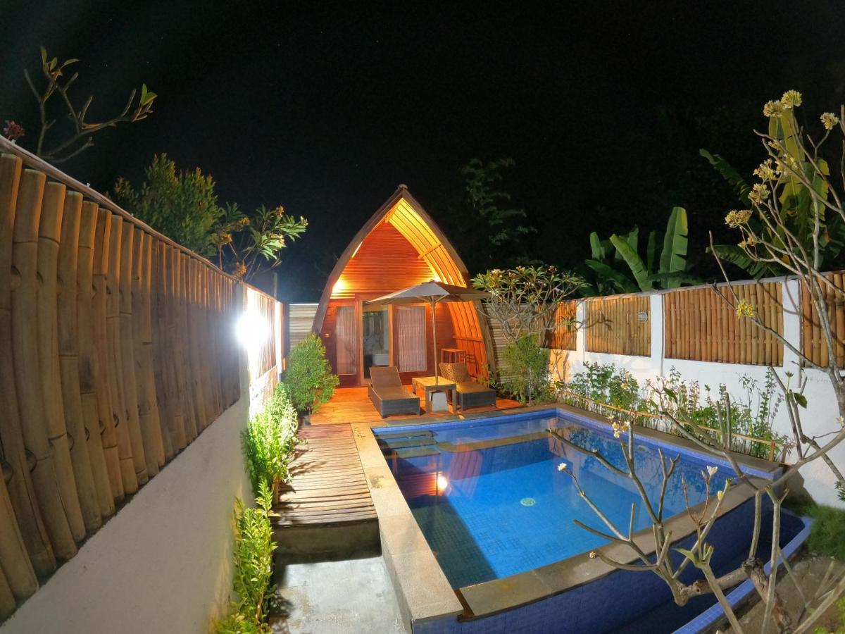 Gili Island Bungalow Villa Gili Trawangan Bagian luar foto